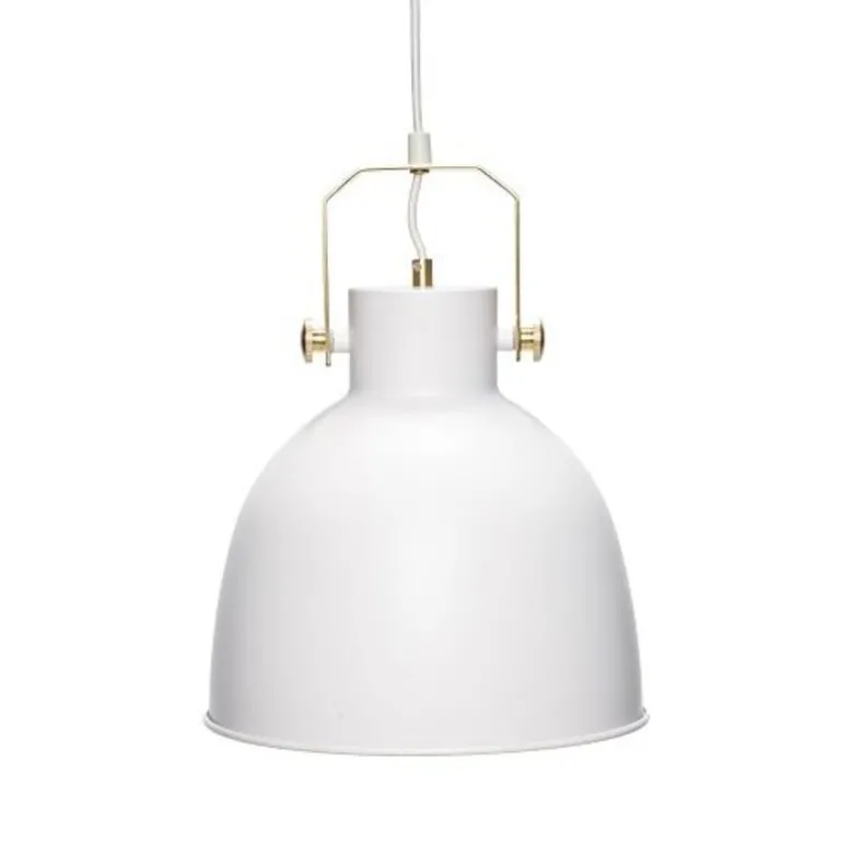 Hanglamp wit metaal