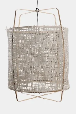 Hanglamp Z11 bamboe grijs karton ø48,5x72,5cm