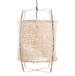 Hanglamp Z11 bamboe naturel karton ø48,5x72,5cm