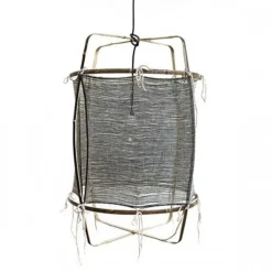 Hanglamp Z11 bamboe zwart cashmere ø48,5x72,5cm