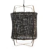 Hanglamp Z11 bamboe zwart karton ø48,5x72,5cm
