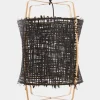Hanglamp Z22 blond bamboe zwart karton ø48,5x72,5cm