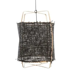 Hanglamp Z2 blond bamboe zwart karton ø67x100cm