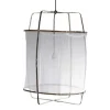 Hanglamp Z1 wit katoen ø67x100cm