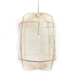 Hanglamp Z1 zwart sisal net tea dyed ø67x100cm