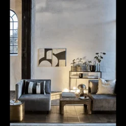 Hape wanddecoratie zwart/off white set van 2 stuks - 208582070