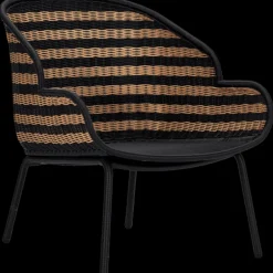 Hapur loungestoel naturel/zwart - 210940305