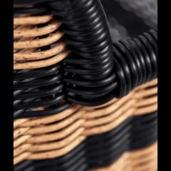 Hapur loungestoel naturel/zwart - 210940305