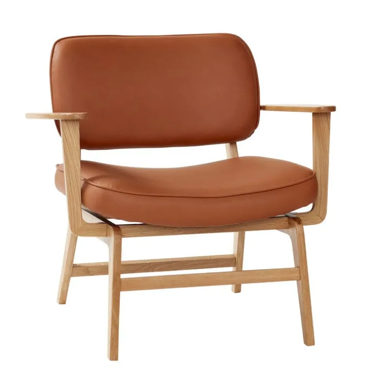 Haze Lounge stoel - naturel/bruin - 021125