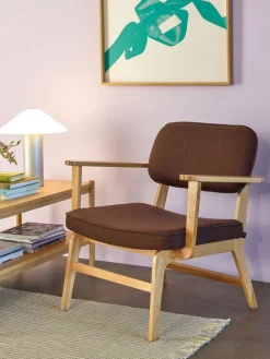 Haze loungestoel donkerbruin - 022101