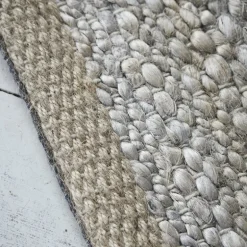 Hempi vloerkleed - lichtgrijs 250x250cm