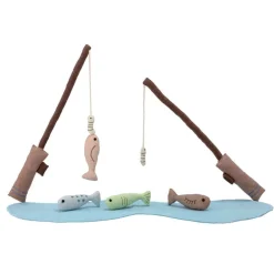 Hengels inclusief vissen - set van 7 stuks