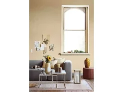 Henny vloerkleed 140x200cm - lichtgrijs/geel