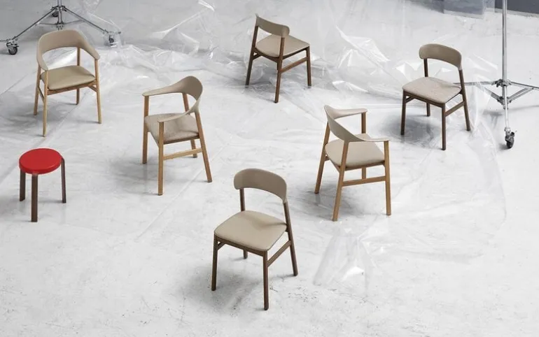 Herit stoel eiken zwart - 1401002