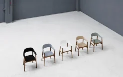 Herit stoel eiken/leer zand - 1401021