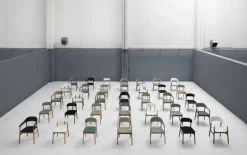 Herit stoel eiken/leer zand - 1401021