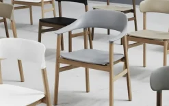 Herit stoel gerookt eiken zand - 1401008