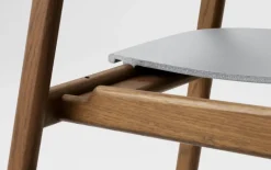 Herit stoel gerookt eiken grijs - 1401006