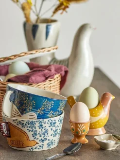 Hezha schalen blauw set van 6 stuks - 82060829