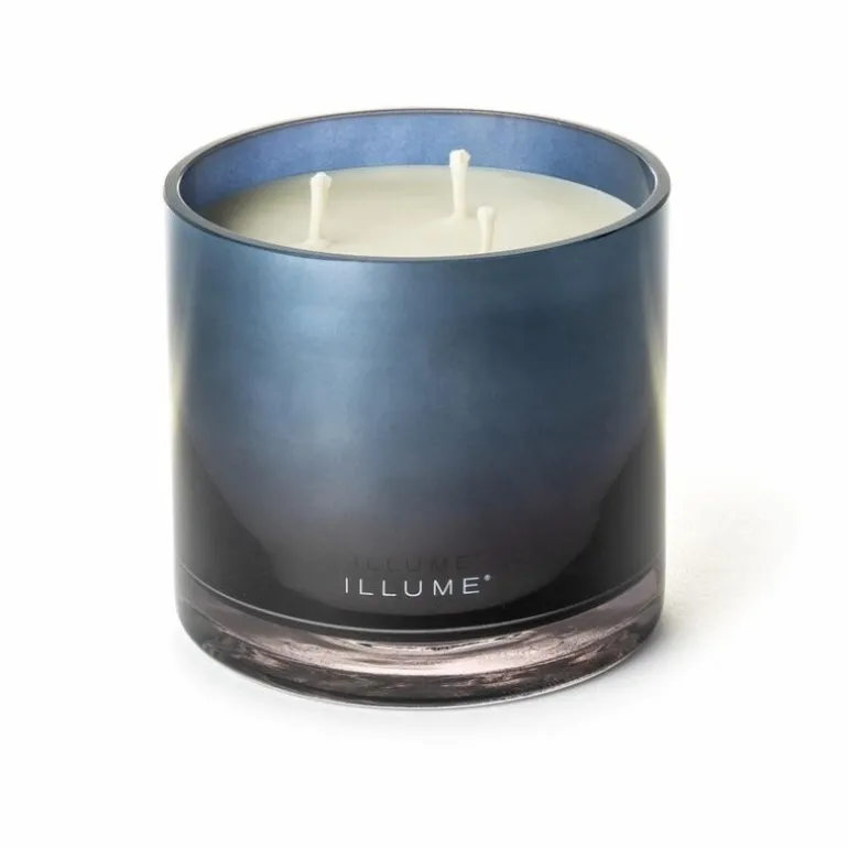 Hidden lake statement kaars blauw - 4626100200