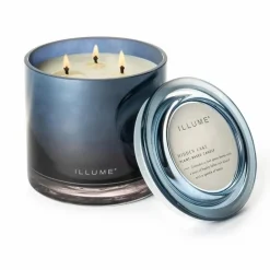 Hidden lake statement kaars blauw - 4626100200