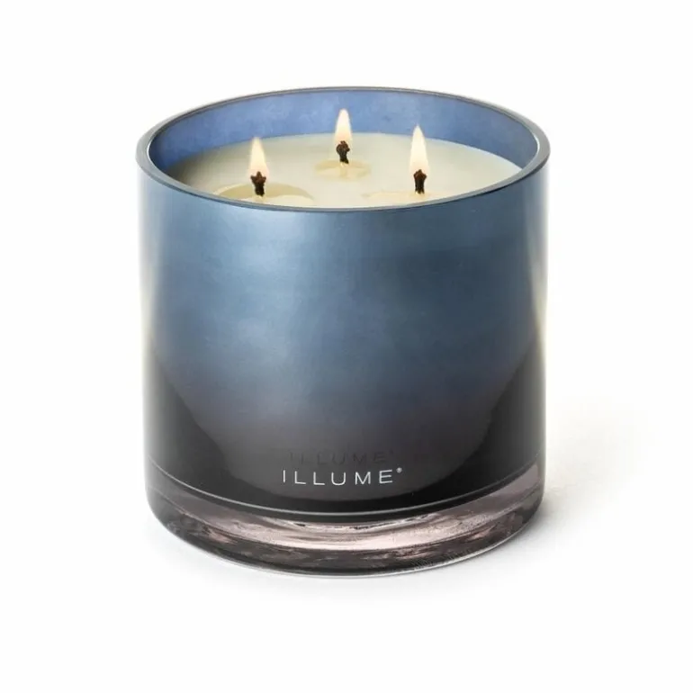 Hidden lake statement kaars blauw - 4626100200