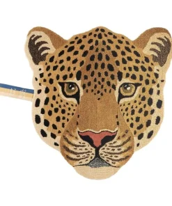 Himani Leopard head vloerkleed L - 1.45.10.070.700.5
