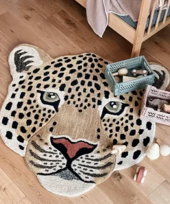 Himani Leopard head vloerkleed L - 1.45.10.070.700.5