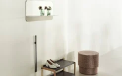 Horizon spiegel horizontaal roestvrijstaal - 605711