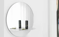 Horizon spiegel rond roestvrijstaal - 605710