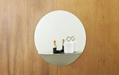 Horizon spiegel rond roestvrijstaal - 605710