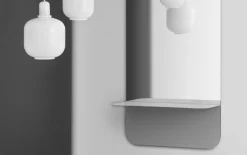 Horizon spiegel verticaal wit - 600988