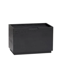 Houten box/kast - zwart