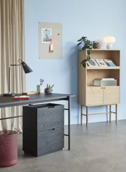 Houten box/kast - zwart