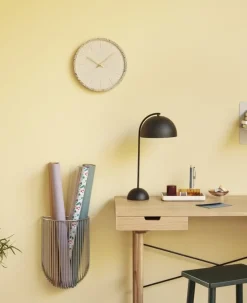 Houten bureau met 2 opberglades - naturel