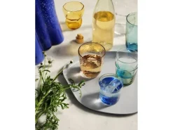 Hue glazen 15cl turquoise  set van 6 stuks - 14496244