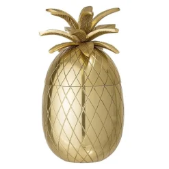 Ijsemmer ananas goud Ø13xH24 cm