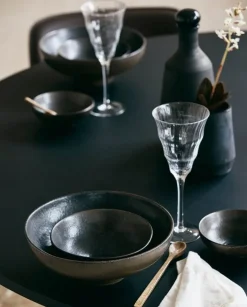 Inez schaal L zwart - 6411