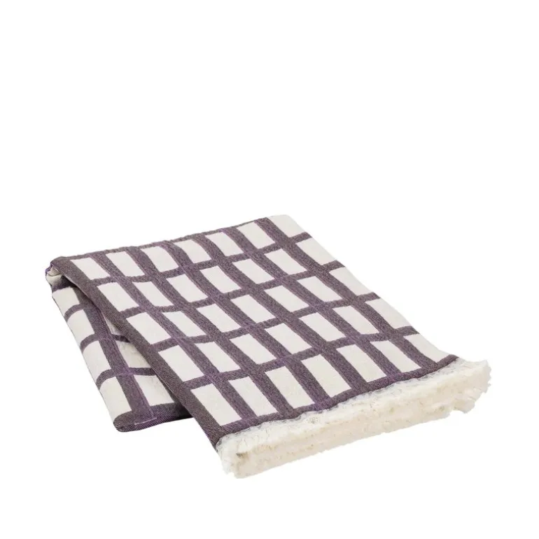 Isa plaid paars - 130x180cm