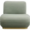 Iseo lounge stoel - mintgroen