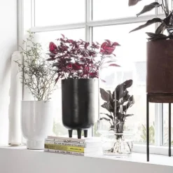 Jang bloempot zwart Ø15cm