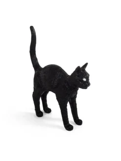 Jobby the cat lamp - zwart