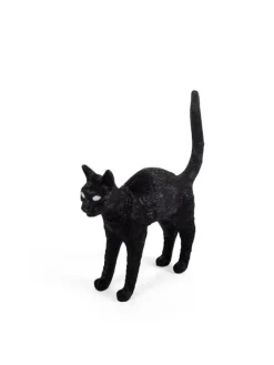 Jobby the cat lamp - zwart