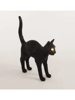 Jobby the cat lamp - zwart