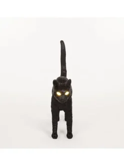 Jobby the cat lamp - zwart