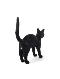 Jobby the cat lamp - zwart