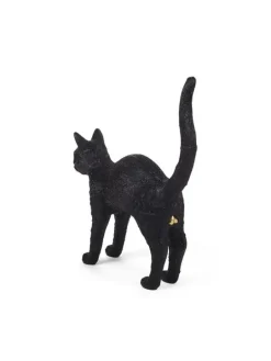 Jobby the cat lamp - zwart