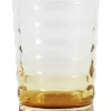 Jog glas doorzichtig/amber -set van 6 stuks