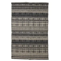 Joob vloerkleed wol - zwart