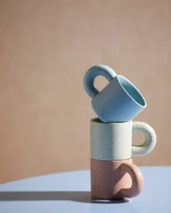 Jose mokken lichtblauw set van 6 stuks - 68002